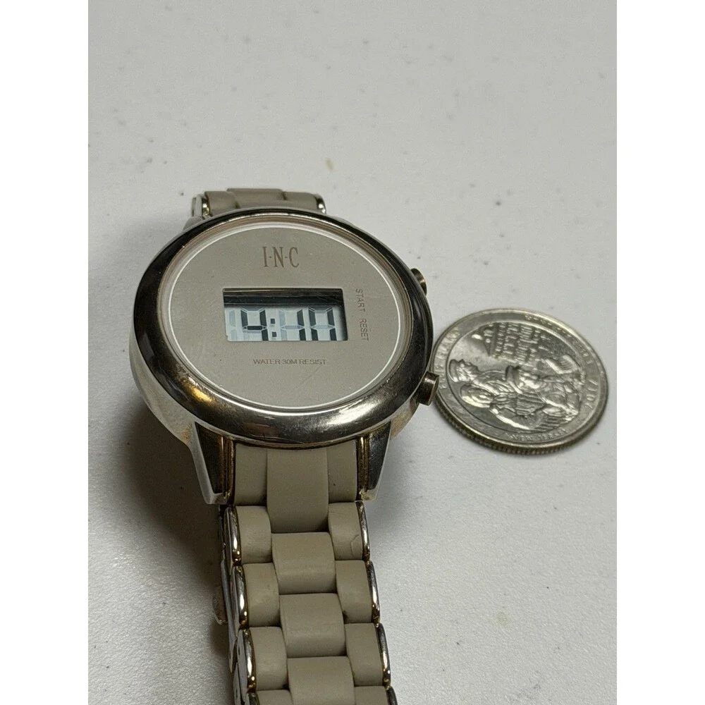 INC International Concepts Digital Watch Original Mixed Bracelet